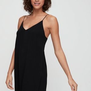 Aritzia Wilfred Free Vivienne Slip Dress Black S